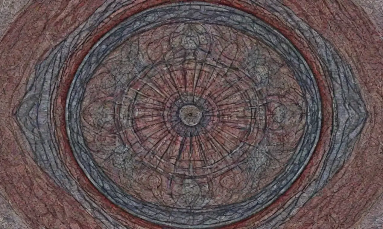 El arte combina líneas intrincadas, sombras suaves y colores contrastantes para crear profundidad y movimiento