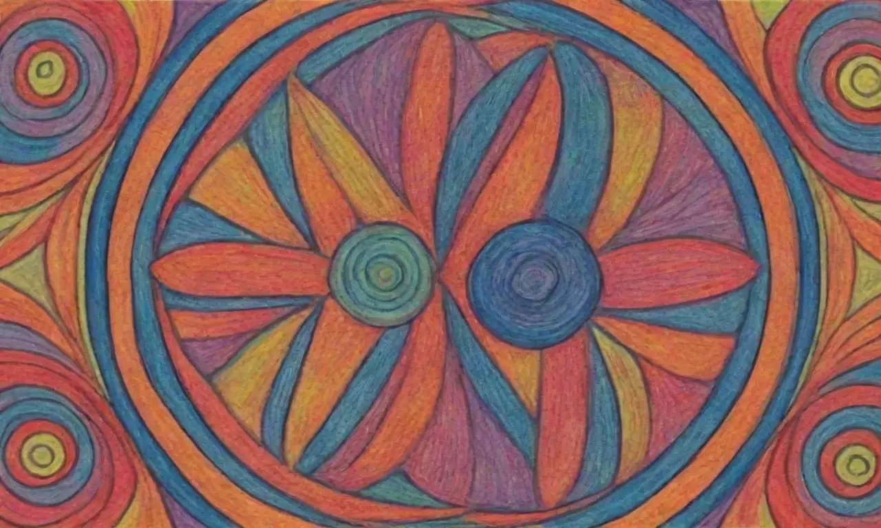 Una composición vibrante con líneas audaces, sombras suaves, texturas intrincadas y un equilibrio entre caos y orden