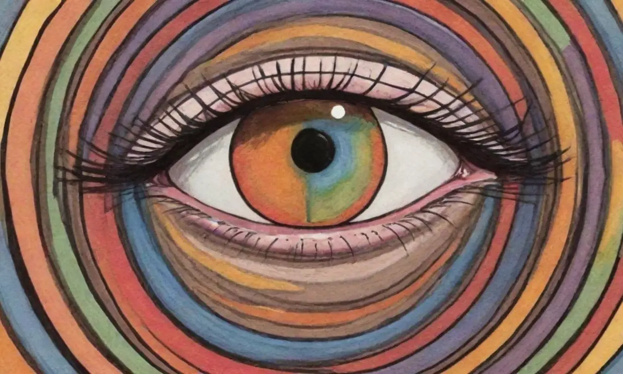 Una composición visual rica en texturas, colores y formas que guía la mirada hacia un punto focal