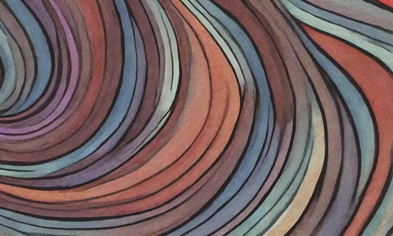 Un diseño vibrante y complejo combina líneas, texturas y colores para invitar a la exploración