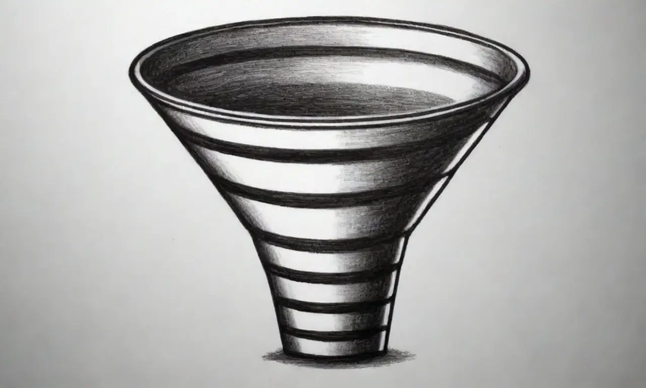 El dibujo combina líneas audaces, sombras suaves, texturas y colores vibrantes para crear profundidad y armonía visual