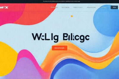 Un blog Wix moderno es visualmente atractivo