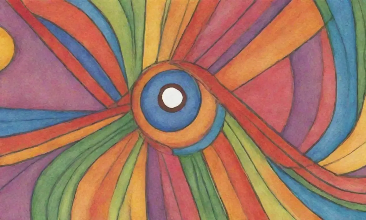Colores vibrantes y contrastes suaves crean una composición dinámica y atractiva