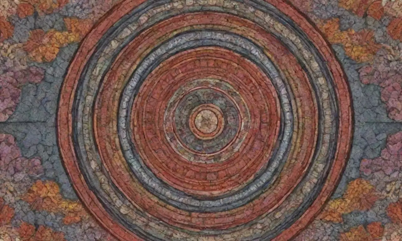 El arte se caracteriza por líneas intrincadas, sombras suaves, texturas profundas y colores contrastantes que crean complejidad y armonía