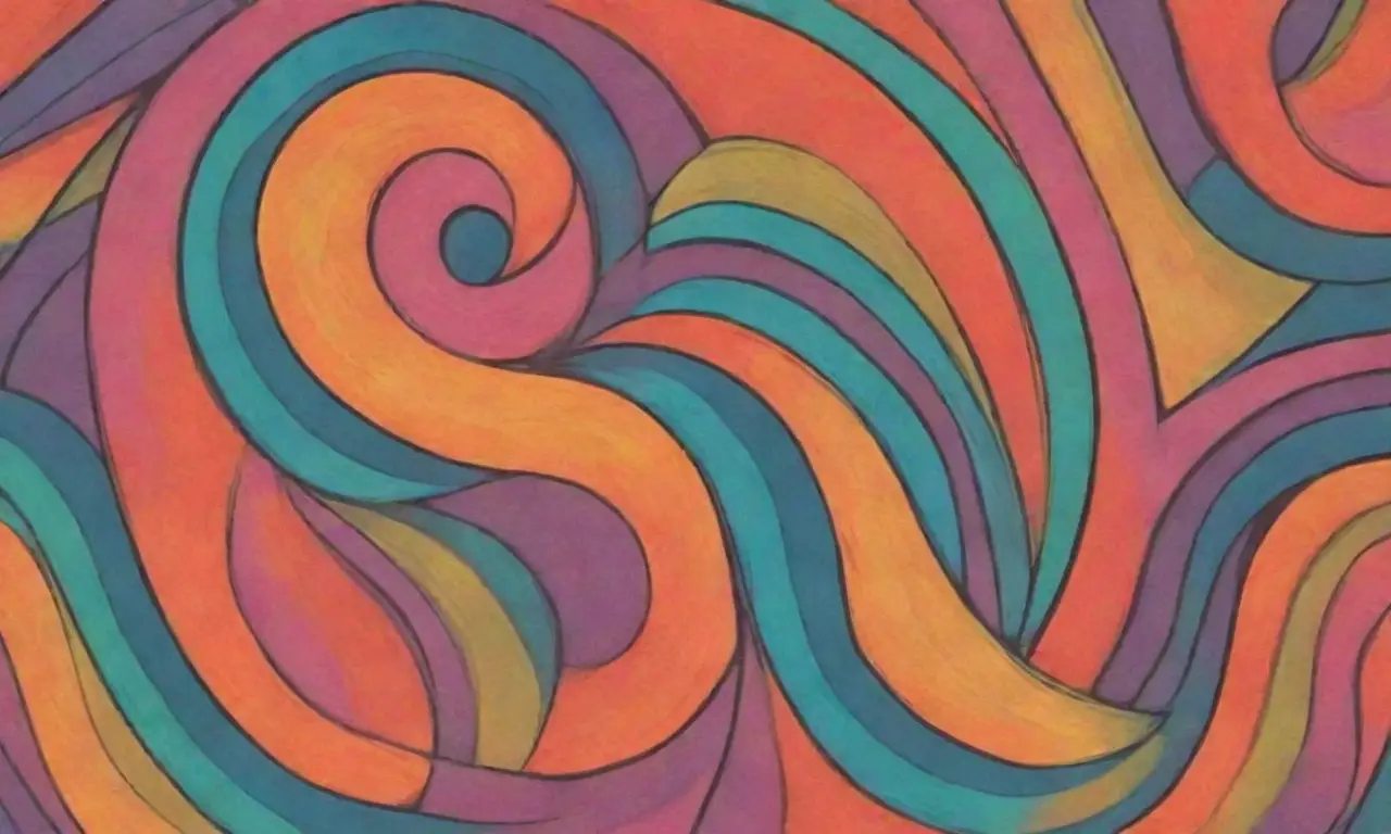 Elementos visuales vibrantes y equilibrados con texturas ricas y composiciones dinámicas