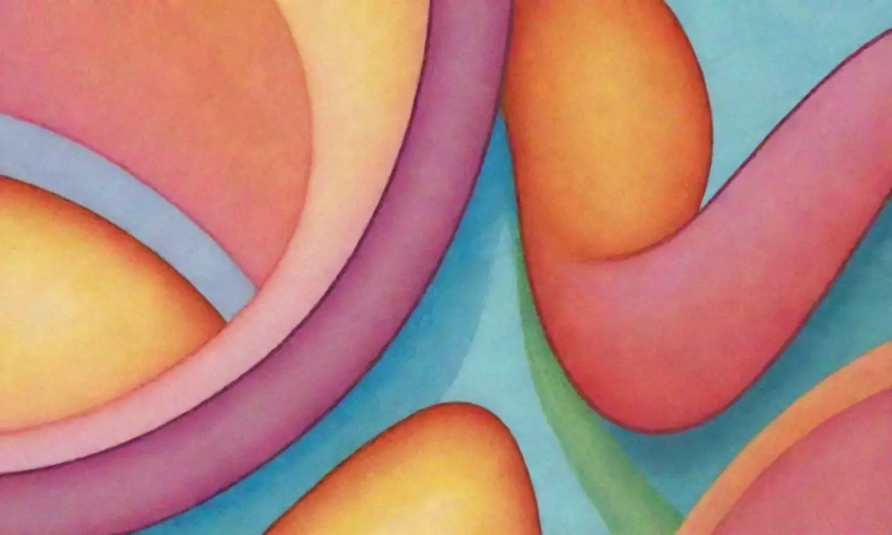 Colores vibrantes y líneas audaces crean una composición dinámica y atractiva