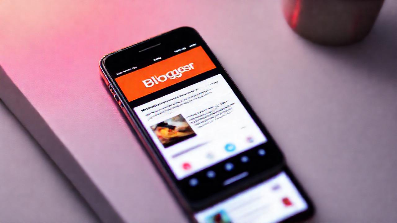 Un blog móvil moderno y vibrante