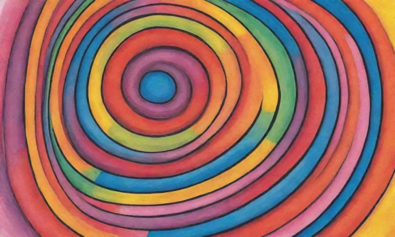 Colores vibrantes, líneas audaces y patrones intrincados crean una composición dinámica y armoniosa