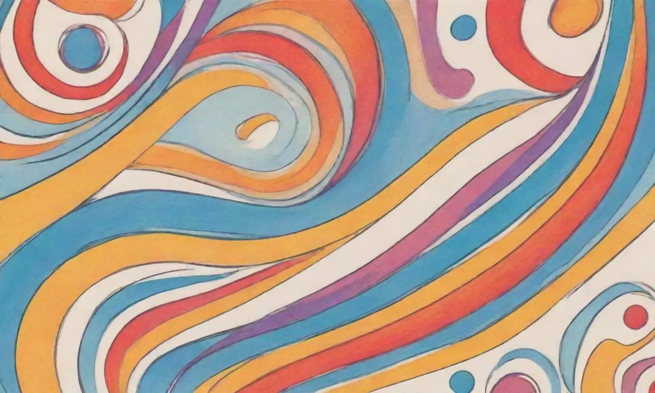 El diseño combina líneas, colores y texturas para crear una experiencia visual armoniosa e interactiva