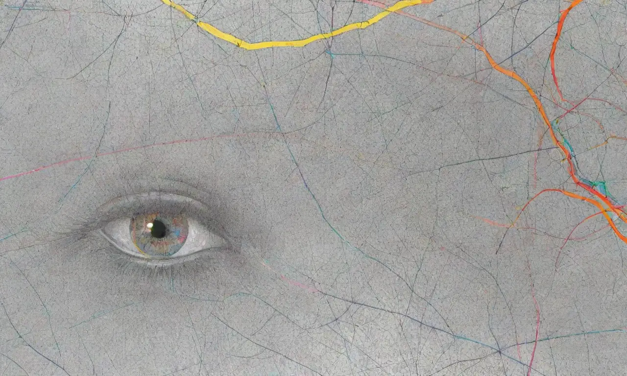 Diversos elementos visuales destacan herramientas de IA y representan datos de manera atractiva y compleja