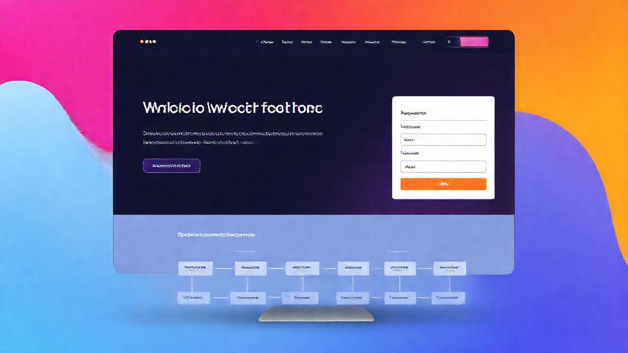 Diseño web moderno con formularios condicionales