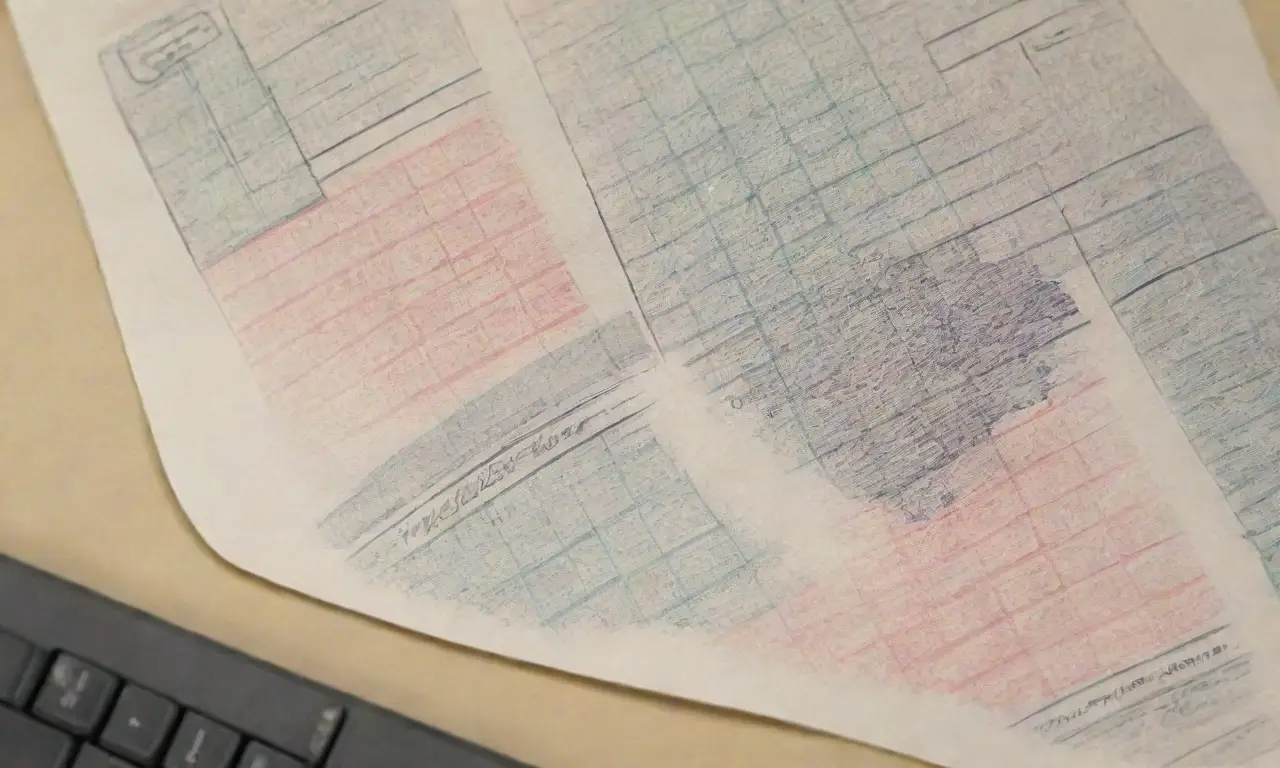 Un diseño digital con líneas audaces, sombras suaves y colores vibrantes