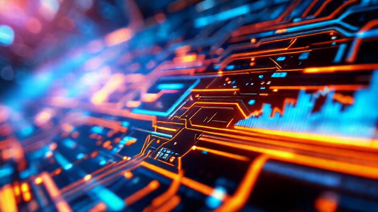 Plataforma digital optimiza energía futurista