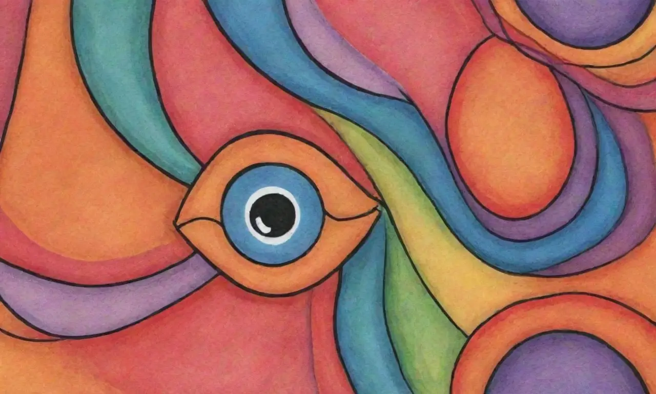 Una composición visual rica en colores, formas y texturas que evoca energía y armonía