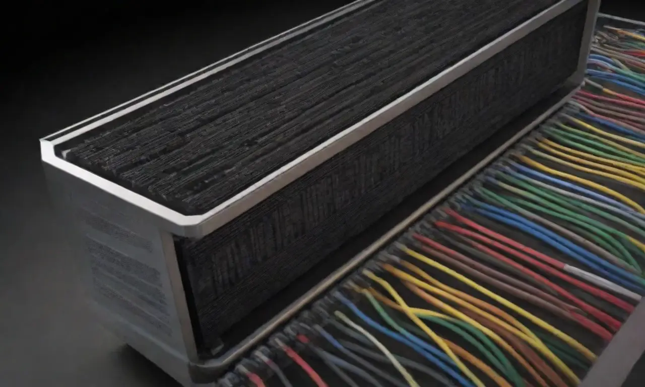Un servidor robusto con líneas audaces, texturas intrincadas y una composición dinámica en colores vibrantes