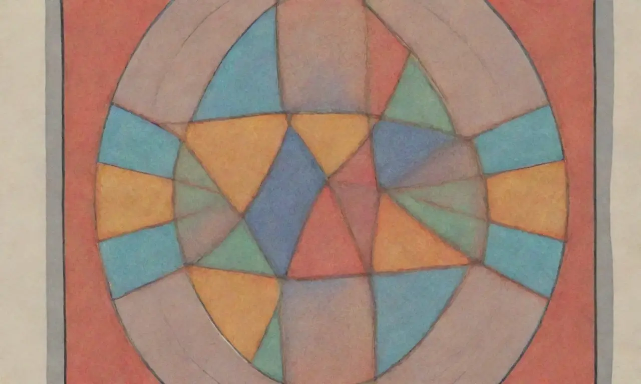 La obra combina líneas audaces, sombras suaves y texturas intrincadas para crear una composición dinámica y armoniosa