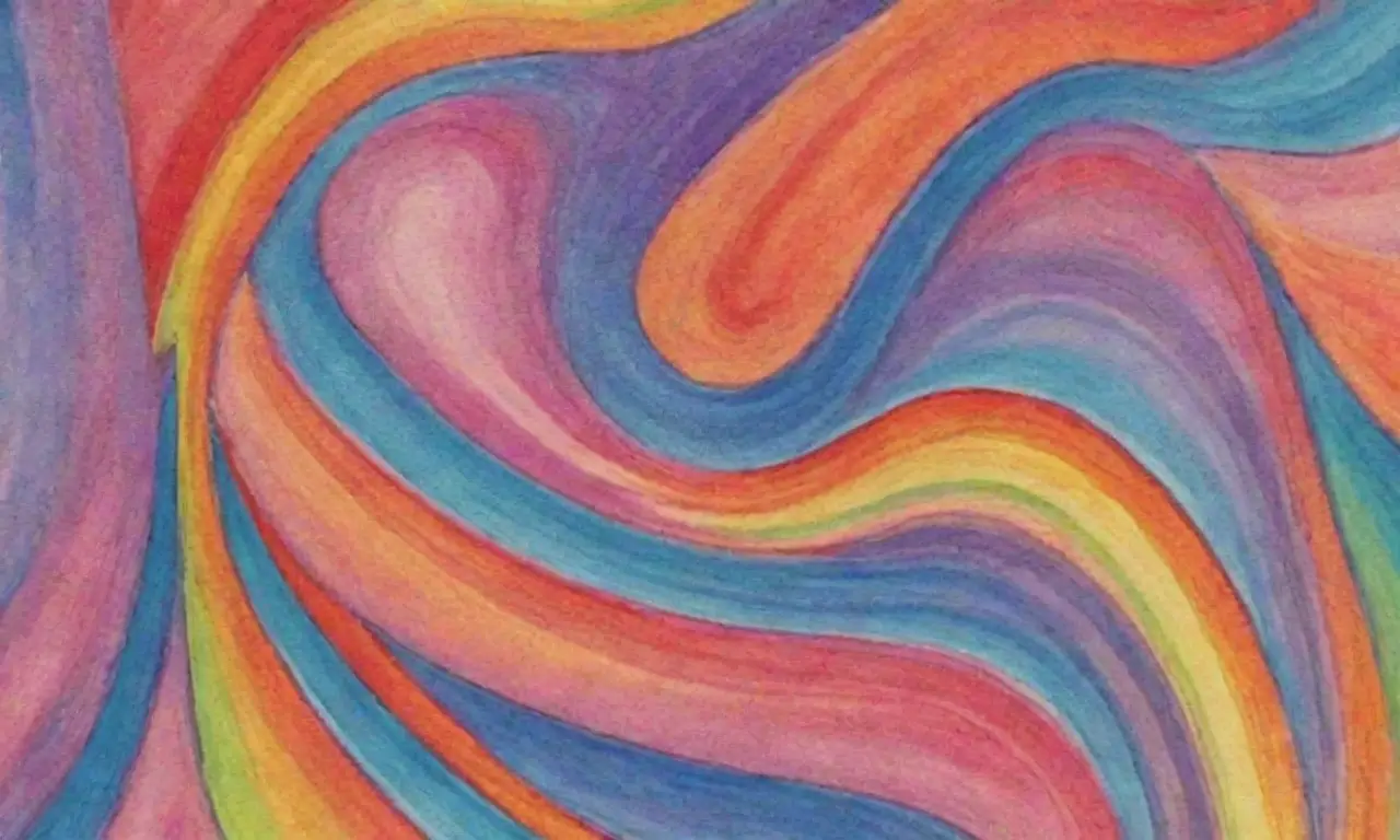 Colores vibrantes y detalles intrincados crean una composición armoniosa y dinámica