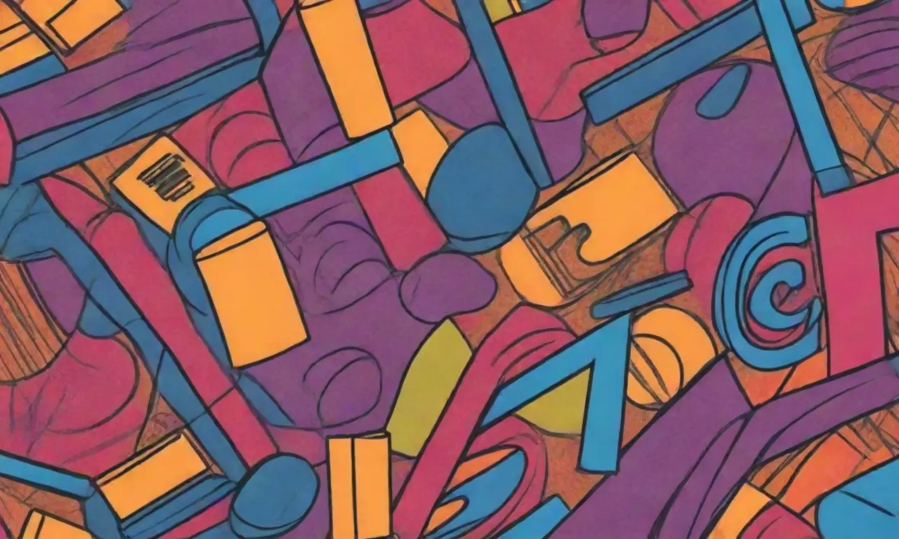 Un diseño e-commerce dinámico con líneas audaces, colores vibrantes y texturas complejas