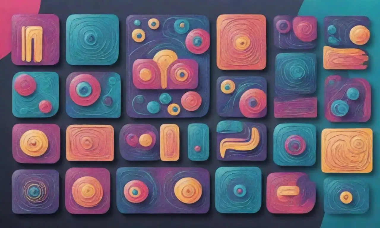 Interfaz web vibrante y atractiva con diseño minimalista y elementos interactivos