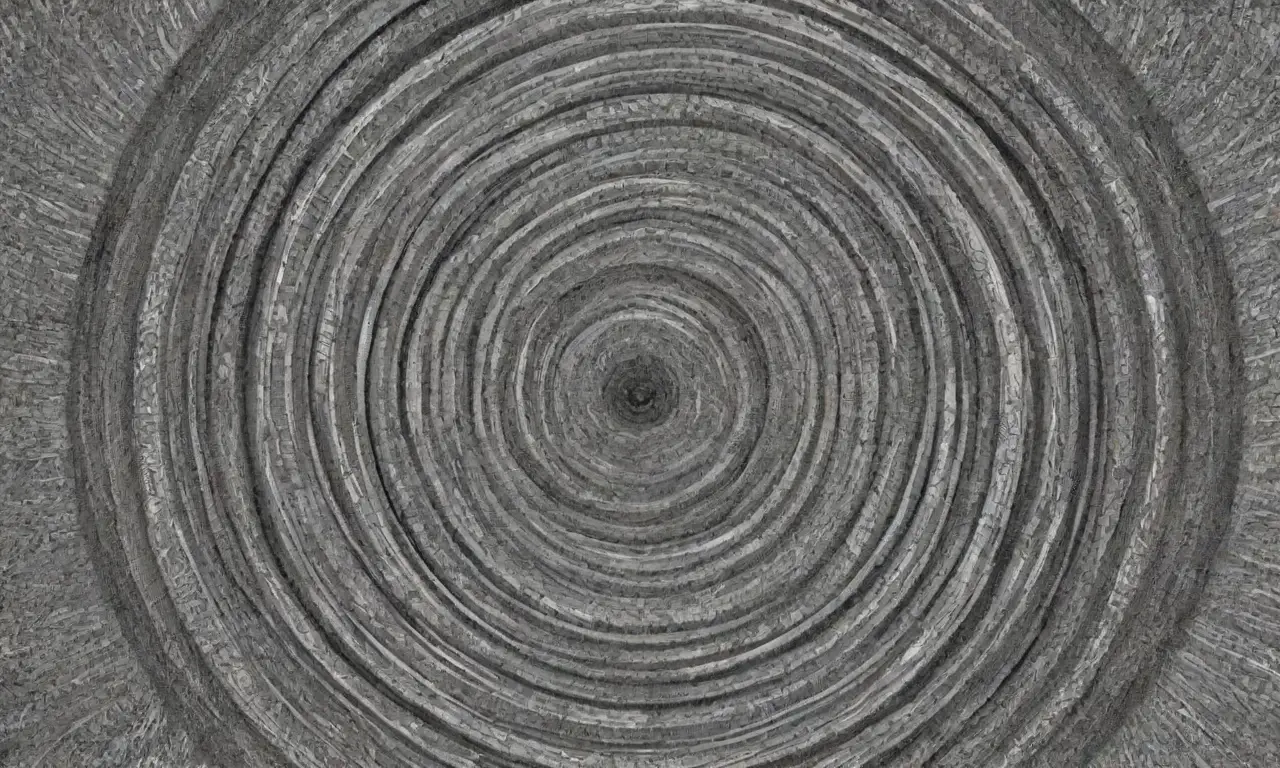 Un diseño complejo y equilibrado que combina líneas intrincadas, sombras suaves y formas orgánicas con un uso sutil del color y la luz