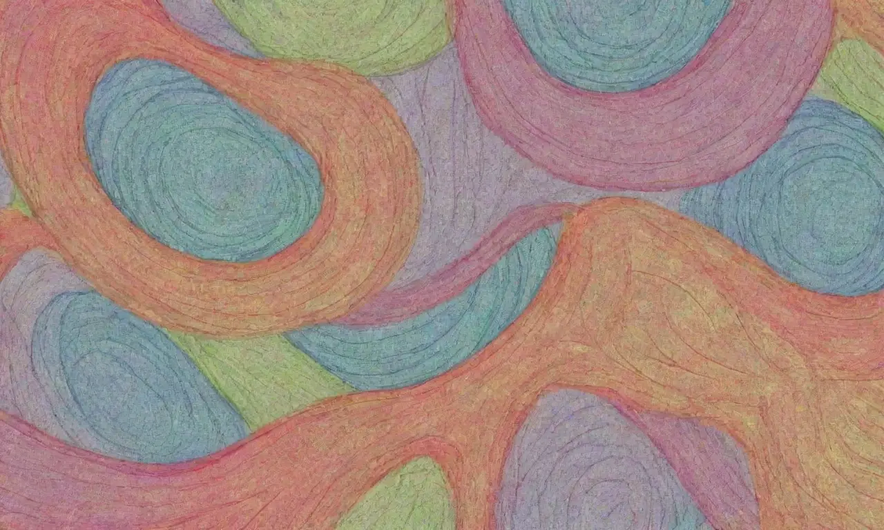 Un diseño gráfico complejo combina líneas, sombras y colores para resaltar datos y tendencias