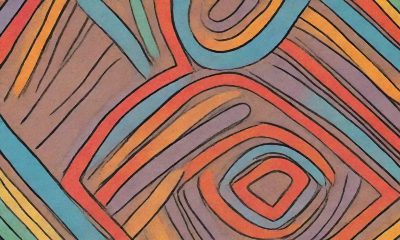 Elementos visuales como líneas, colores y texturas crean una composición dinámica y profesional