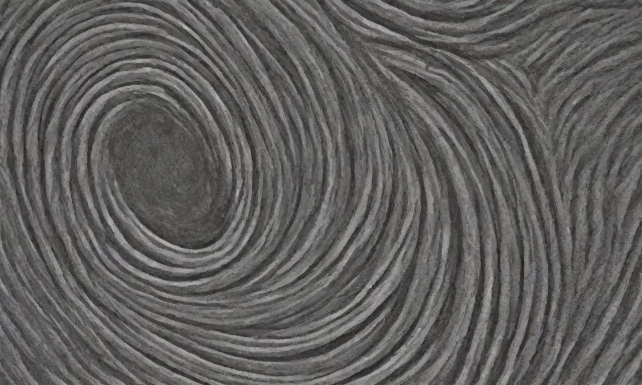 El diseño combina líneas audaces, texturas contrastantes y colores armónicos para transmitir complejidad y movimiento