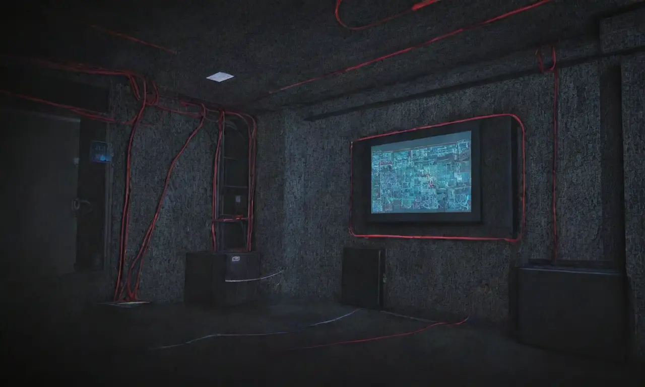 Un diseño visual resalta un servidor central con texturas y colores que representan seguridad y actividad