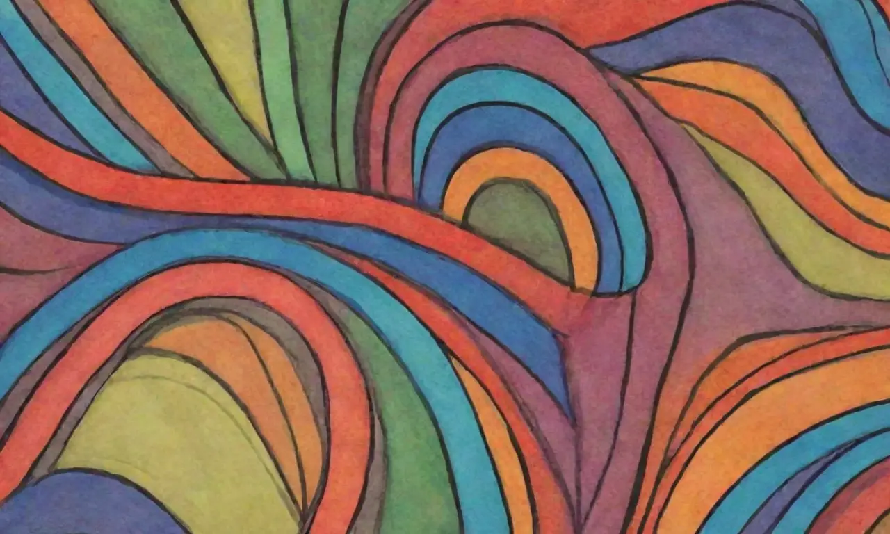 Colores vibrantes y detalles intrincados crean una composición dinámica y armoniosa