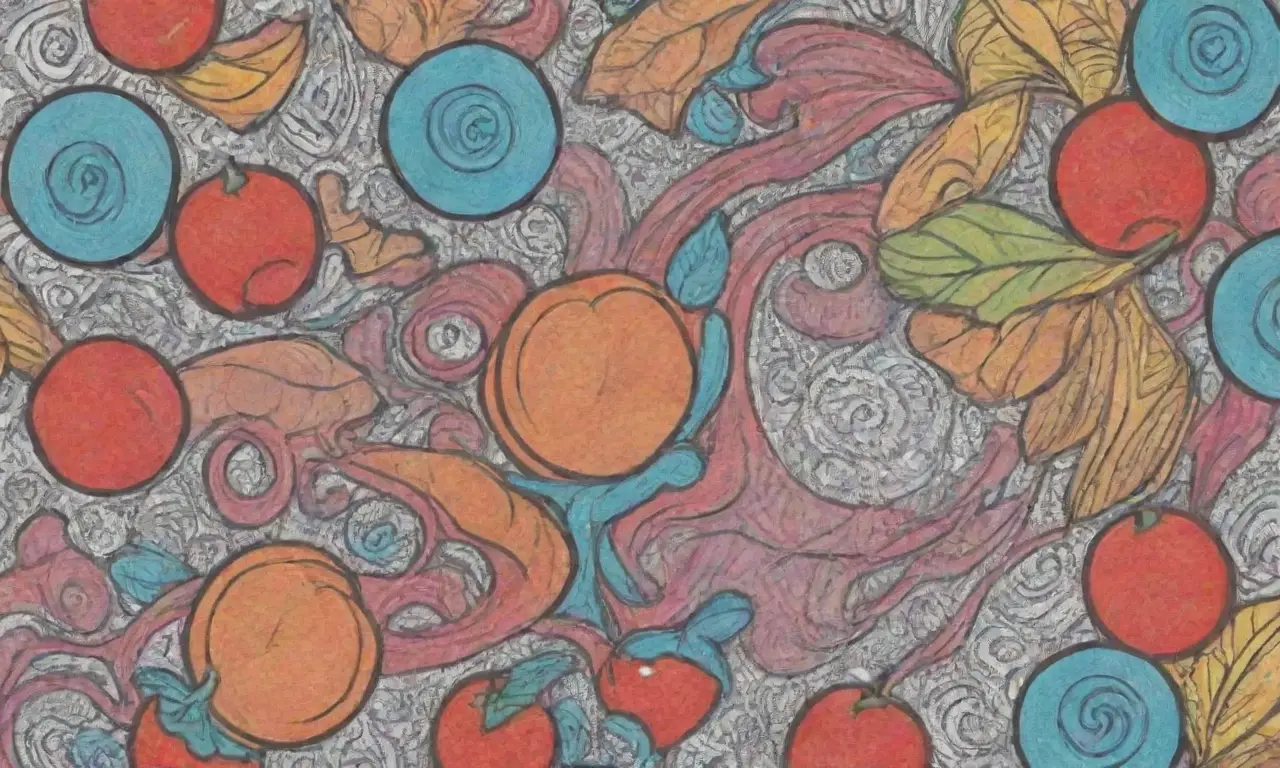 Elementos visuales como líneas, texturas y colores crean una composición dinámica y clara