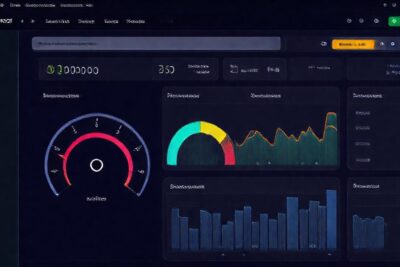Diseño web visualiza datos y rendimiento