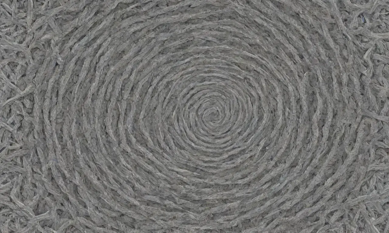 Un diseño complejo combina líneas intrincadas, sombras suaves y patrones dinámicos para crear profundidad y movimiento
