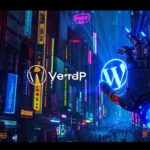 Ciudad cyberpunk futurista