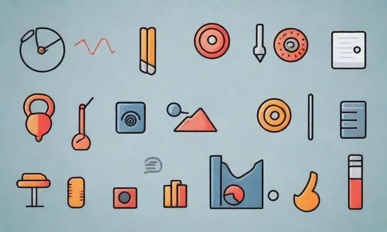 Se describen elementos visuales que representan herramientas SEO y su funcionalidad en un entorno digital