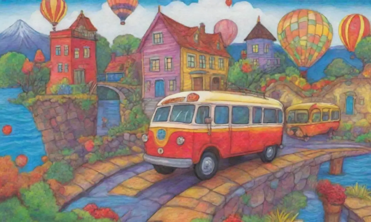 Colores vibrantes y formas dinámicas crean una narrativa visual cautivadora