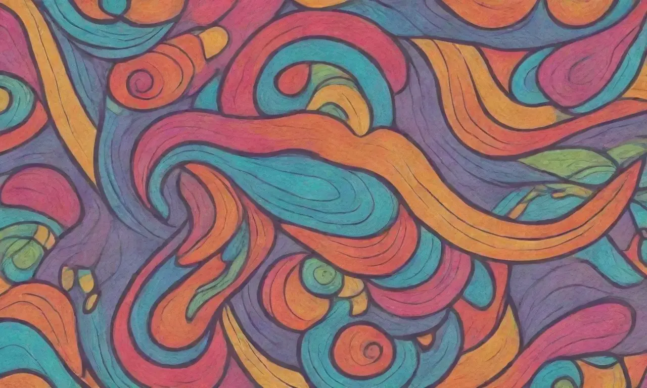 Colores vibrantes y patrones intrincados crean composiciones dinámicas y visuales atractivos