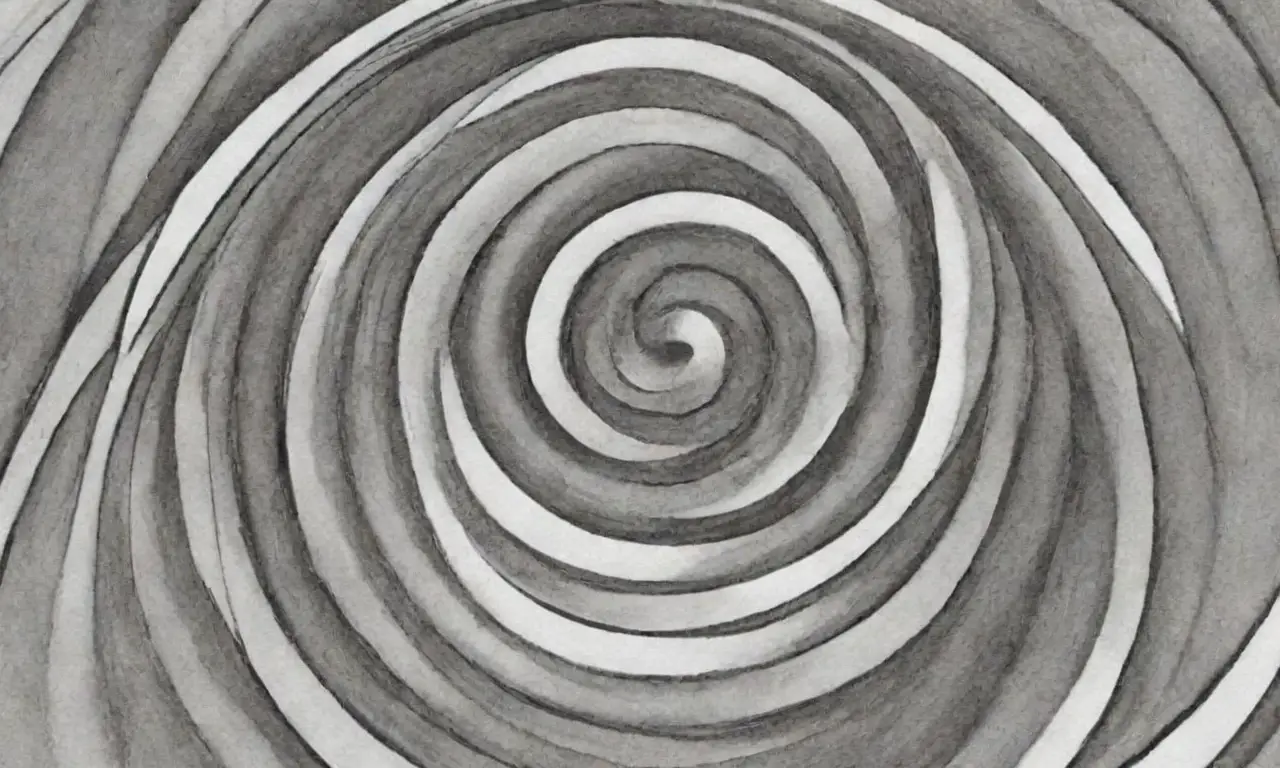 Una composición dinámica y compleja se logra mediante líneas, texturas y contrastes que invitan a la reflexión