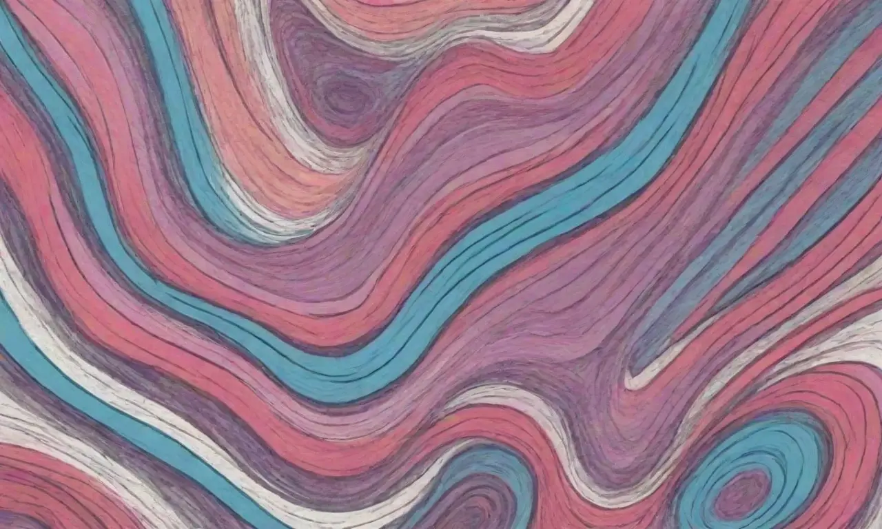 Un diseño web dinámico con líneas audaces, colores contrastantes y texturas intrincadas que sugieren adaptabilidad y usabilidad