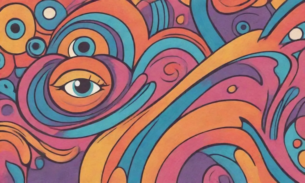 Diseño visual vibrante y dinámico con colores, texturas y formas variadas