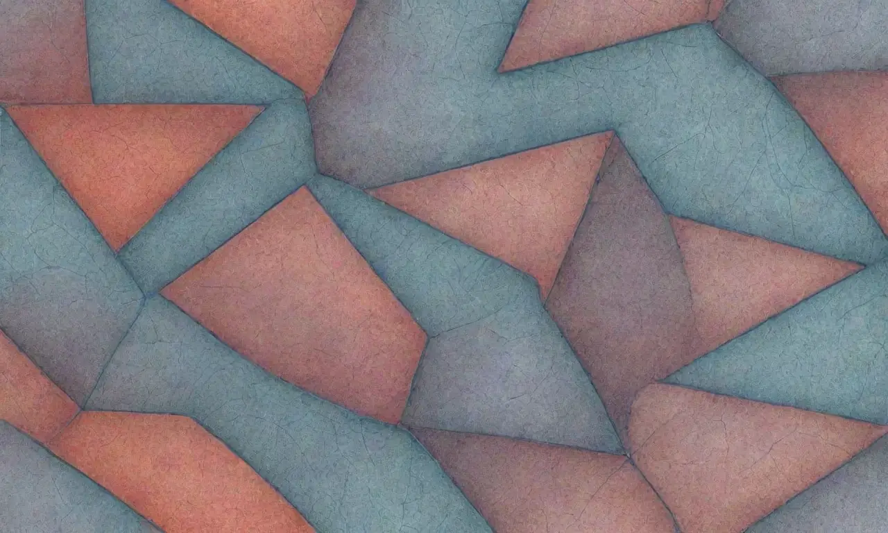 Un diseño complejo combina líneas, sombras y colores para resaltar la interactividad y la jerarquía visual