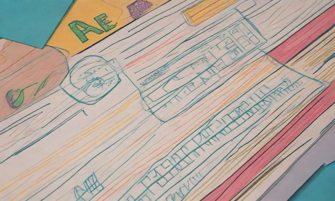 Un diseño vibrante y dinámico de un laptop con gráficos, sombras, texturas y elementos en movimiento
