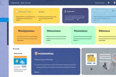 WordPress ofrece un diseño moderno y colorido