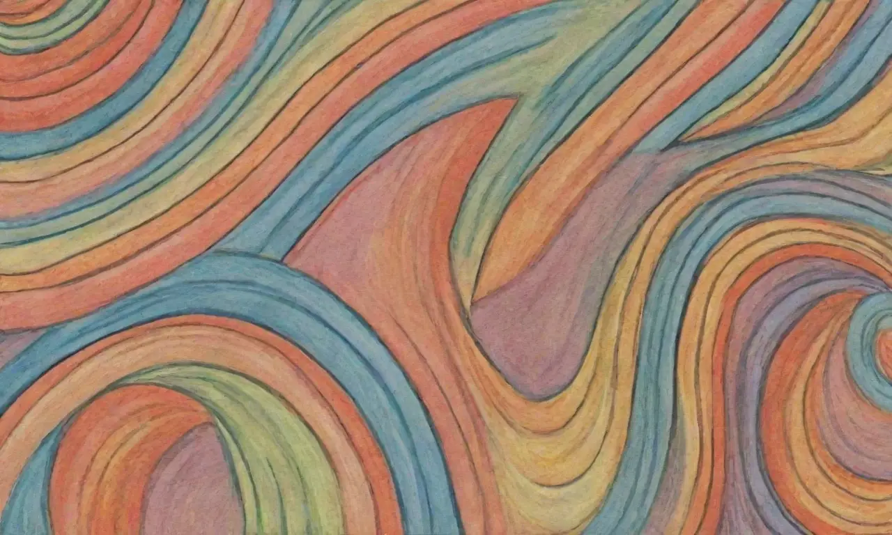 Elementos visuales como líneas, sombras, texturas y colores crean una composición armoniosa y dinámica