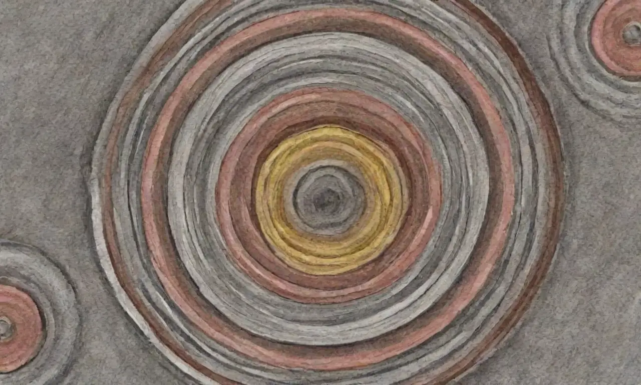 El arte combina líneas intrincadas, sombras suaves y texturas contrastantes para crear profundidad y movimiento