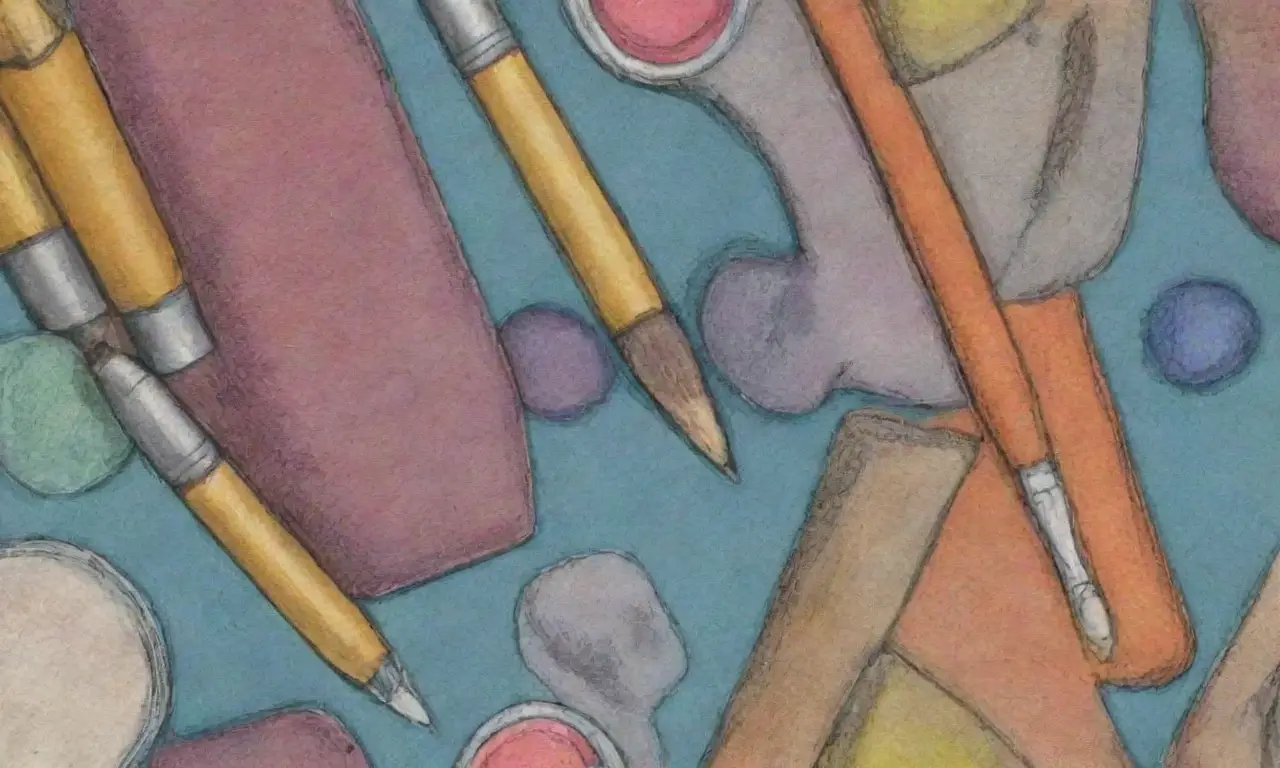 El arte combina líneas intrincadas, sombras suaves, colores vibrantes y detalles complejos para crear una composición dinámica y atractiva