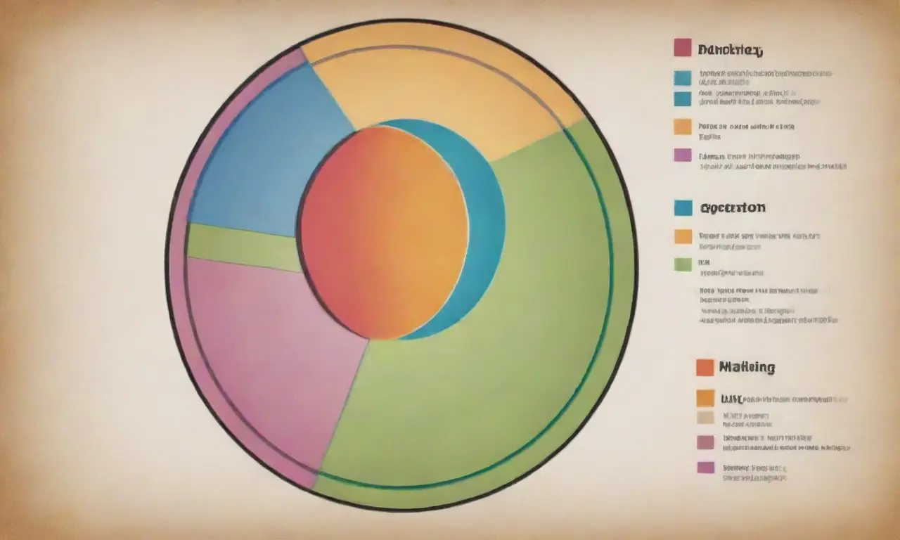 Un gráfico dinámico y bien diseñado resalta datos clave con contrastes, texturas y una composición equilibrada