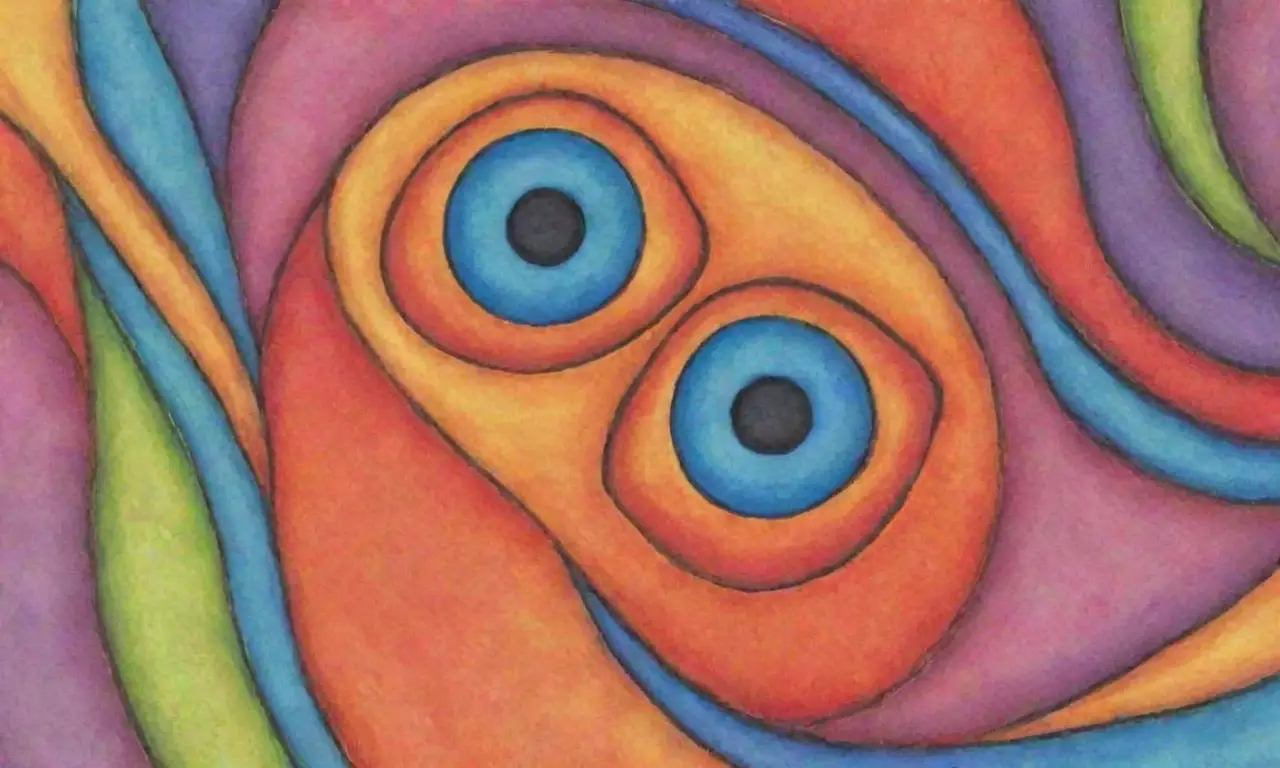 Colores vibrantes y detalles intrincados crean una composición dinámica y cautivadora