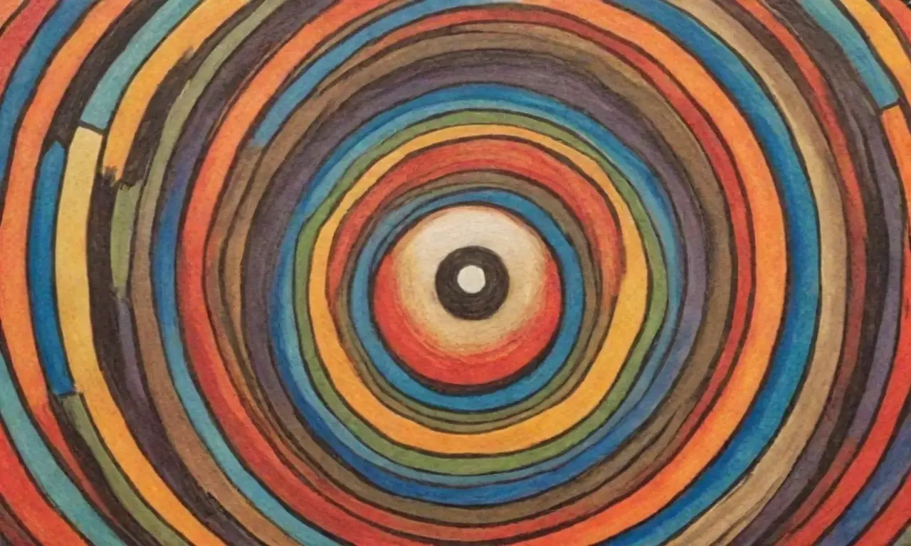 Una obra de arte combina líneas, sombras, patrones y colores para crear profundidad y unidad visual
