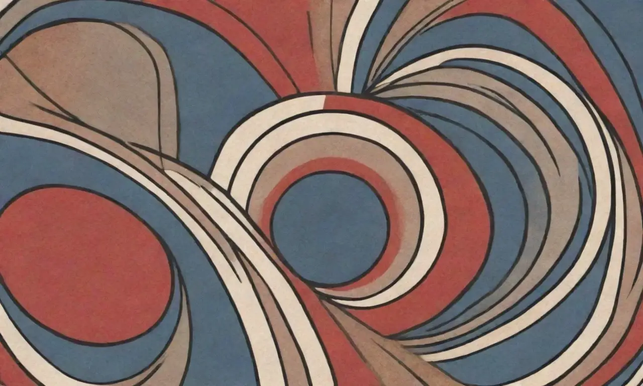 Líneas y texturas crean profundidad y equilibrio visual, destacando elementos clave en una composición profesional y dinámica