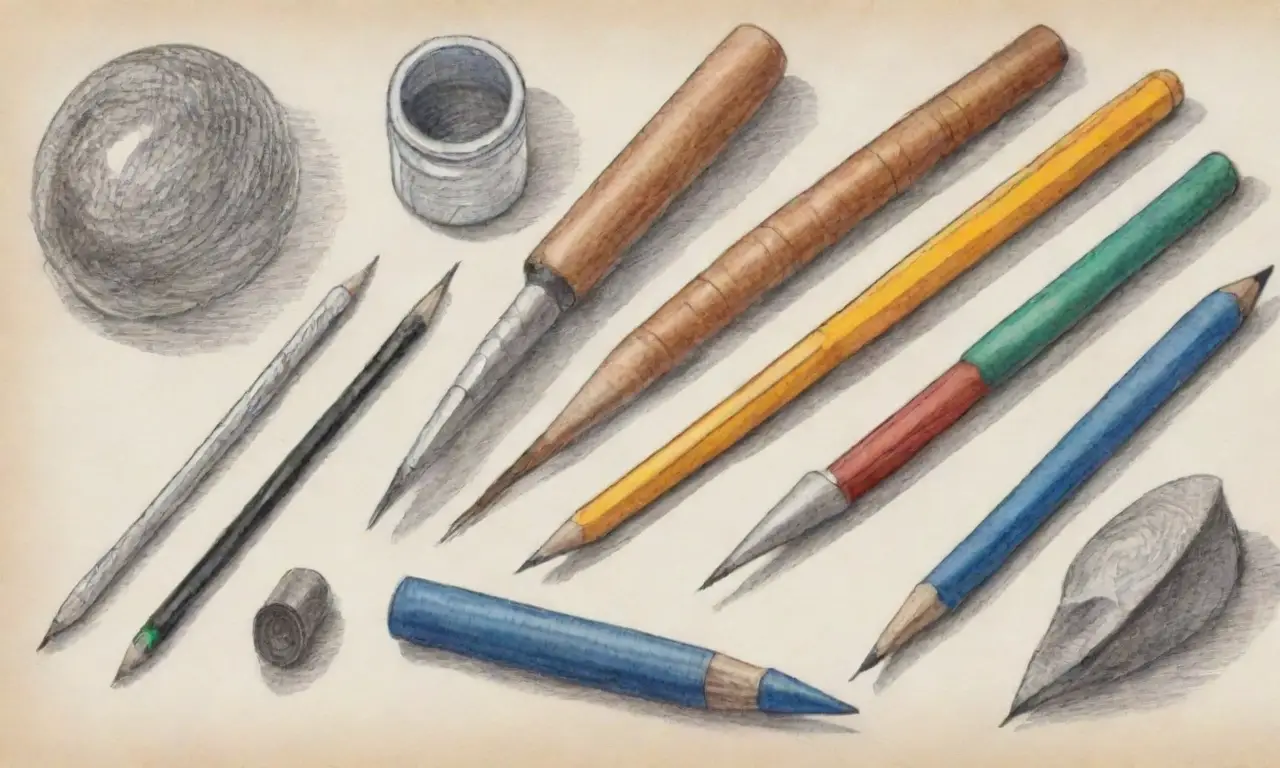 El arte visual combina herramientas, texturas y colores para transmitir complejidad y estrategia